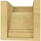 Ekena Millwork 6"W x 6"D x 6"H Wide Pescadero Rough Cedar Woodgrain TimberThane Corbel, Primed Tan CORUR06X06X06PECRCPR - alternate 4
